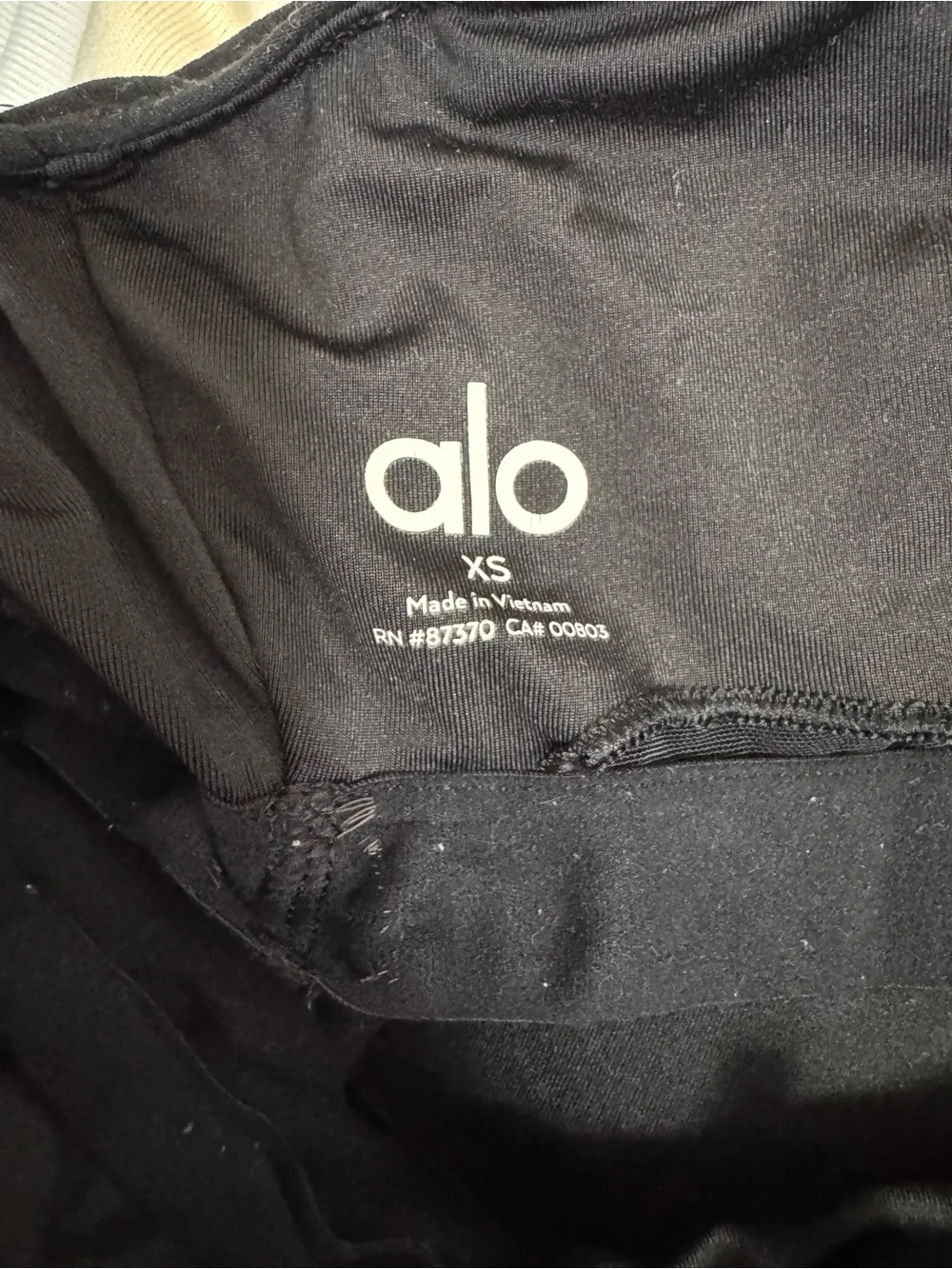 ALO Yoga Black Spaghetti-Strap Mini Dress The top doesn't have pads